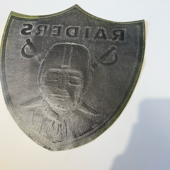 Large Raiders Black Patch Brand New Sewn On 12”x 12”Inches Read Info Below!! - Picture 7 of 9